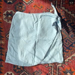 Urban Outfitters wrap denim skirt